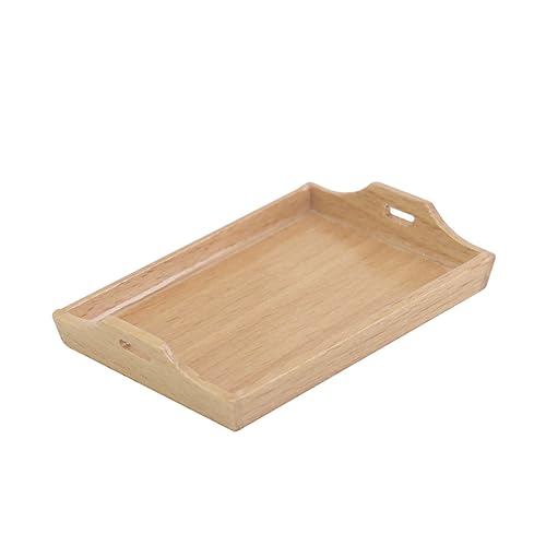BESPORTBLE Tablett für Puppenhaus Exquisites Holzspielzeug für Hochwertige Verarbeitung Leicht und Platzsparend Dekoration für DIY Puppenhäuser BESPORTBLE Tablett für Puppenhaus Exquisites Holzspielzeug für Hochwertige Verarbeitung Leicht und Platzsparend Dekoration für DIY Puppenhäuser von BESPORTBLE