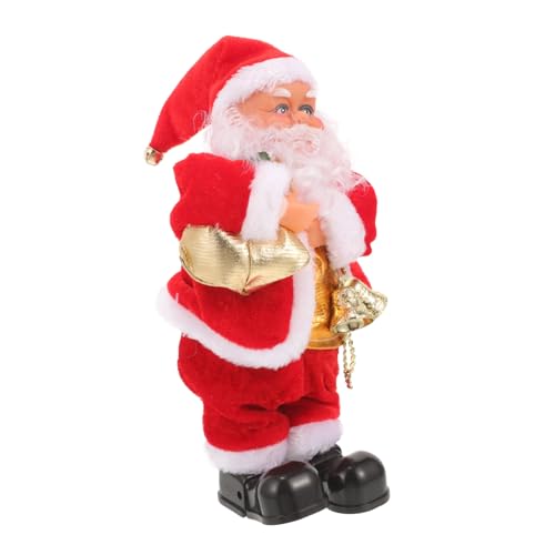 BESPORTBLE Tanzender Weihnachtsmann Weihnachtsdeko Festliche Figur Ohne Batterie Bunter Santa Claus Interaktives Xmas von BESPORTBLE
