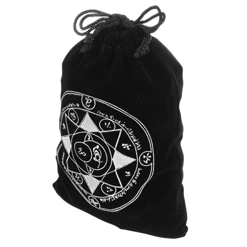 BESPORTBLE Tarot Karten Aufbewahrungstasche Samtbeutel mit Kordelzug für Tarotkarten Schmuck Vielseitiger Mini Beutel für Orakelkarten und Kleine Gegenstände Stilvoll und Praktisch von BESPORTBLE
