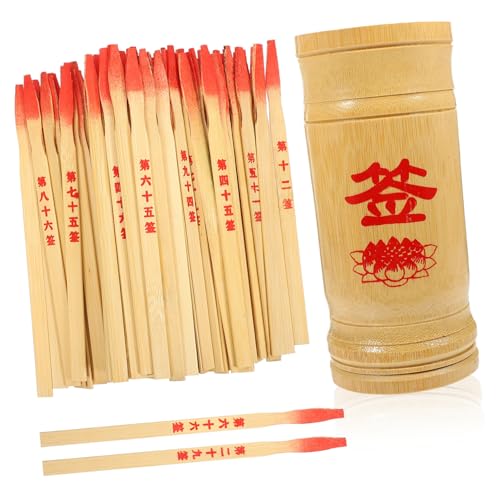 BESPORTBLE Teiliges Bambus Stäbe mit Eimer Traditionelles Chinesisches Wahrsage Spiel Zubehör Langlebig und Dekorativ Geeignet für Familienfeiern Tempel und Feng Shui Anwendungen BESPORTBLE Teiliges Bambus Stäbe mit Eimer Traditionelles Chinesisches Wahrsage Spiel Zubehör Langlebig und Dekorativ Geeignet für Familienfeiern Tempel und Feng Shui Anwendungen von BESPORTBLE