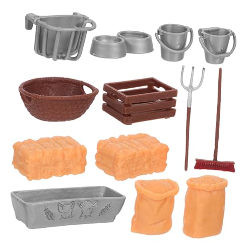 BESPORTBLE Teiliges Bauernhof Spielset mit Futter Strohballen Werkzeuge und Stall Kindersicheres Detailreiches Bauernhof Zubehör für Kreatives Rollenspiel Drinnen und Draußen BESPORTBLE Teiliges Bauernhof Spielset mit Futter Strohballen Werkzeuge und Stall Kindersicheres Detailreiches Bauernhof Zubehör für Kreatives Rollenspiel Drinnen und Draußen von BESPORTBLE
