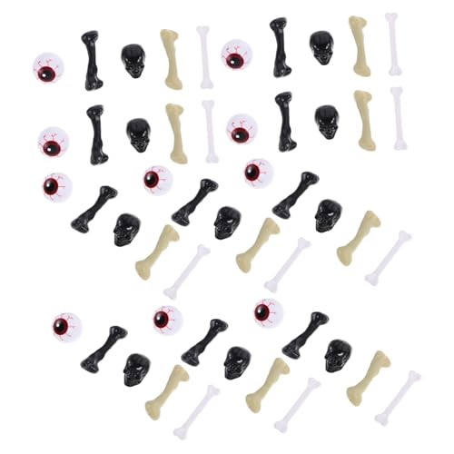 BESPORTBLE Teiliges Halloween Deko aus Realistischen Kunststoff Augen Skelettknochen Schädeln Gruselige Hohle Augenbälle mit Blutader-Design für Party Trick Treat und Cosplay BESPORTBLE Teiliges Halloween Deko aus Realistischen Kunststoff Augen Skelettknochen Schädeln Gruselige Hohle Augenbälle mit Blutader-Design für Party Trick Treat und Cosplay von BESPORTBLE