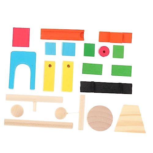 BESPORTBLE Teiliges Holz Domino Pädagogisches Kinderbaustein Spiel Umweltfreundlich Sicher Fördert Feinmotorik Hand Auge Koordination Kreativität und Frühe Bildung für Mädchen und Jungen von BESPORTBLE
