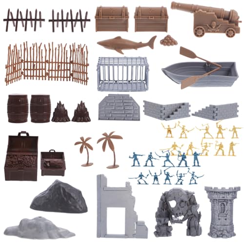 BESPORTBLE Teiliges Kleine Sandtisch spielzeuge Detailreiche Militärmodelle aus Leicht und Robust Kreatives Bastelset für Sandspiele und Actionfiguren von BESPORTBLE