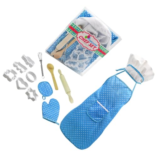 BESPORTBLE Teiliges Kochset mit Schürze und Handschuhen Sicheres Role Play Set für Jungen und Mädchen Pädagogisches Küchenzubehör für Kreatives Backen und Kochen Inklusive Abnehmbarem von BESPORTBLE