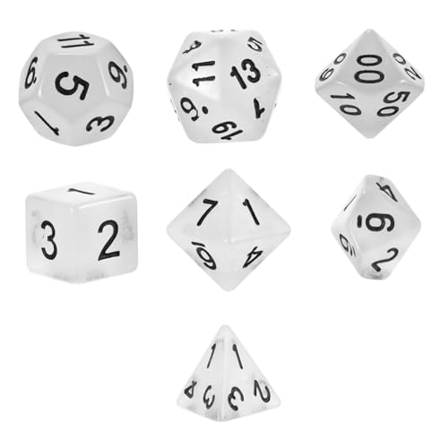 BESPORTBLE Teiliges Leuchtende Polyedrische Würfel für Rollenspiele Zahlenwürfel für Brettspiele für Spieleabende mit Freunden und Familie BESPORTBLE Teiliges Leuchtende Polyedrische Würfel für Rollenspiele Zahlenwürfel für Brettspiele für Spieleabende mit Freunden und Familie von BESPORTBLE