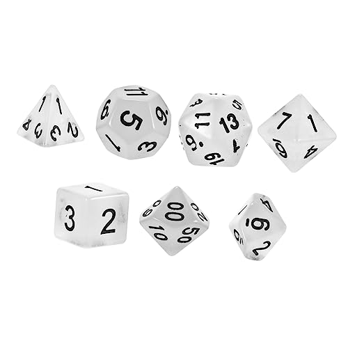 BESPORTBLE Teiliges Leuchtende Polyhedral Würfel für Brettspiele Nachtleuchtende Würfel für Rollenspiele und Gesellschaftsspiele für Spielabende mit Freunden BESPORTBLE Teiliges Leuchtende Polyhedral Würfel für Brettspiele Nachtleuchtende Würfel für Rollenspiele und Gesellschaftsspiele für Spielabende mit Freunden von BESPORTBLE