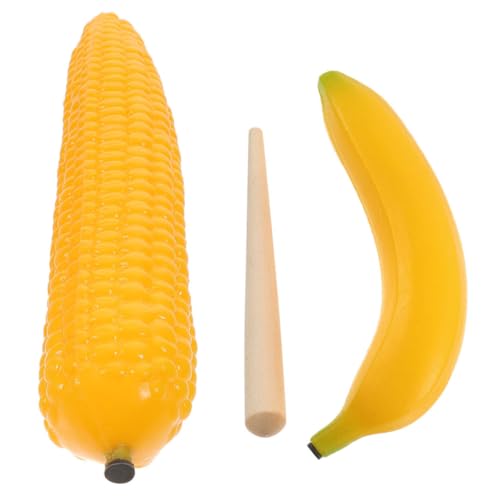 BESPORTBLE Teiliges Maracas aus Robustem Realistische Obst und Gemüseform Klarer Fördert Hand Auge Koordination und Musikalische Früherziehung für Kleinkinder von BESPORTBLE