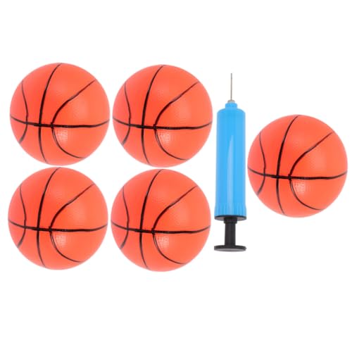 BESPORTBLE Teiliges Mini Basketball für Aufblasbare Kleine Basketballbälle mit Pumpe Elastisches Sportspielzeug für Geburtstagsfeiern Leicht Langlebig für Eltern Junge Mädchen Spiel und von BESPORTBLE