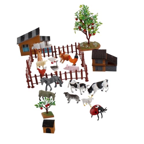 BESPORTBLE Teiliges Mini Bauernhof Modellset mit Realistischen Tierfiguren Langlebig und Kompakt für Kindergeburtstag Kreative Spiele Schulprojekte und BESPORTBLE Teiliges Mini Bauernhof Modellset mit Realistischen Tierfiguren Langlebig und Kompakt für Kindergeburtstag Kreative Spiele Schulprojekte und von BESPORTBLE