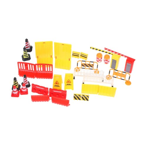 BESPORTBLE Teiliges Mini Verkehrszeichen Spielset Realistische Verkehrsabsperrungen aus Leichtem Strapazierfähigem Material Kindgerechtes Lernspielzeug Verkehrserziehung und Eltern von BESPORTBLE
