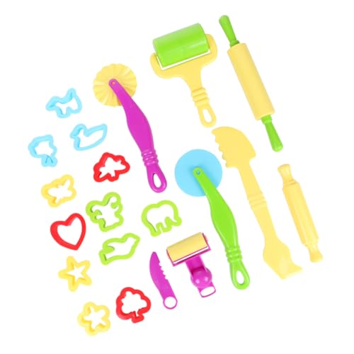 BESPORTBLE Teiliges Play Kit mit Bunten DIY Knetset für Ungiftige Knetmasse mit Praktischen Werkzeugen für Kreatives im Garten Sandkasten und Zuhause von BESPORTBLE