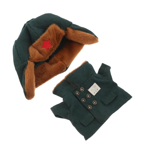 BESPORTBLE Teiliges Puppen-Armee-kostüm Grüner Warmer Wintermantel mit Mütze Weiche Kuschelige Polyesteruniform für Puppen Vielseitiges Verkleidungsspiel und Kreative Fantasieförderung BESPORTBLE Teiliges Puppen-Armee-kostüm Grüner Warmer Wintermantel mit Mütze Weiche Kuschelige Polyesteruniform für Puppen Vielseitiges Verkleidungsspiel und Kreative Fantasieförderung von BESPORTBLE