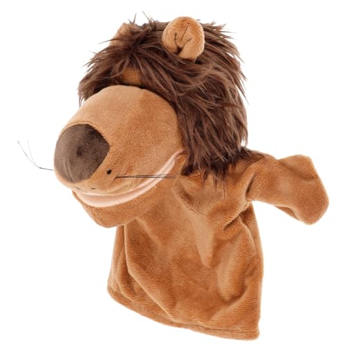 BESPORTBLE Tier Handpuppe Plüschspielzeug mit Offenem Mund Interaktive Rollenspiel Handpuppe für Lernspielzeug aus Hochwertigem Plüsch für Kreative Geschichten und Partys Zufällige Farbe von BESPORTBLE