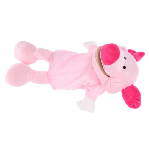 BESPORTBLE Tierhandpuppe Schwein für Interaktives Geschichtenerzählen Plüschhandpuppe für Rollenspiele und Kreative Spielstunden Fördert Fantasie und Eltern Interaktion von BESPORTBLE