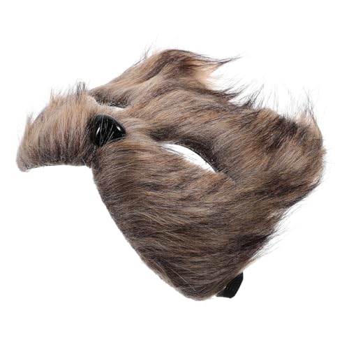 BESPORTBLE Tierische Maske Maskerade Fuchsmasken Fuchs Maskenkostüm Tier-cosplay-maske Maskerade Ball Fuchsmaske Pelzig Tierischer Fuchs Plüschfuchs Masken-cosplay Karikatur Kunststoff von BESPORTBLE