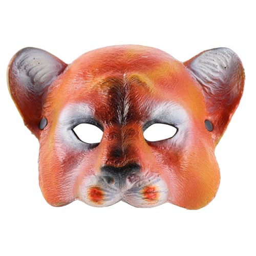 BESPORTBLE Tiermasken Für Frauen Erwachsene Männer Maskerade Maske Kostümprop Halbmaske Scary Halloween -kostüme Halloween-requisiten Halloween-maskenstütze Karneval Beängstigende Maske Pu von BESPORTBLE