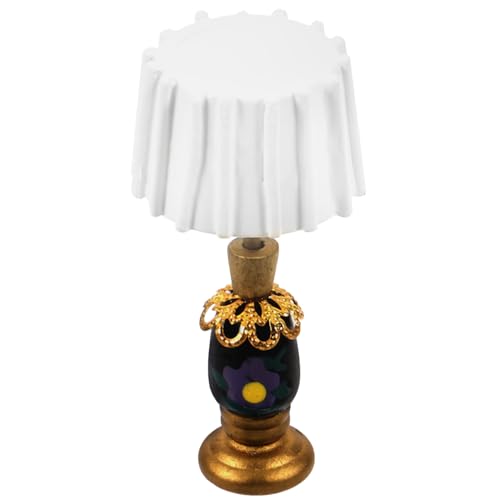 BESPORTBLE Tischlampe Aus Holz Mikro Szenenlampe Für Puppenhaus Dekoration Exquisite Details Für Wohnzimmer Und Schlafzimmer Perfektes Für Familie Und Freunde von BESPORTBLE