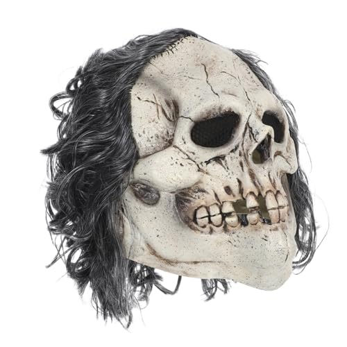 BESPORTBLE Totenkopfmaske Horror Geistermaske Geister Cosplay Maske Gruselmaske Für Damen Halloween Dämonenmaske Horror Cosplay Maske Gruselige Monstermaske Halloween Kostümzubehör Gruselige BESPORTBLE Totenkopfmaske Horror Geistermaske Geister Cosplay Maske Gruselmaske Für Damen Halloween Dämonenmaske Horror Cosplay Maske Gruselige Monstermaske Halloween Kostümzubehör Gruselige von BESPORTBLE