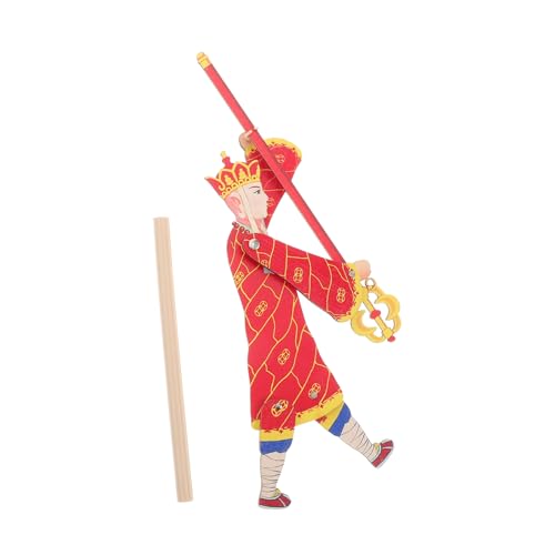 BESPORTBLE Traditionelle Chinesische Holz Schattenpuppe Tragbares Puppentheater für Handgefertigtes mit Langlebiger Farbe Fördert Kreativität und Kulturelles Lernen von BESPORTBLE