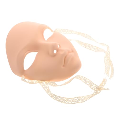 BESPORTBLE Traditionelle Chinesische Schönheit Maske Vollgesicht Handbemalt Kunststoff Masquerade Maskenball Hanfu Kostüm Requisite für Bühne Karneval Cosplay von BESPORTBLE