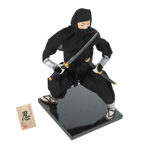 BESPORTBLE Traditionelle Japanische Ninja Dekorative Ninja Figur Für Zuhause Und Büro Haushandwerk Und Einzigartiges Hauswarminggeschenk von BESPORTBLE