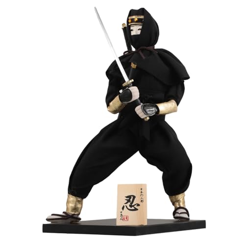 BESPORTBLE Traditionelle Japanische Ninja Puppe Handgefertigte Samurai Figurine für Sammler Kulturelle Hausdekoration für der Japanischen Kultur BESPORTBLE Traditionelle Japanische Ninja Puppe Handgefertigte Samurai Figurine für Sammler Kulturelle Hausdekoration für der Japanischen Kultur von BESPORTBLE
