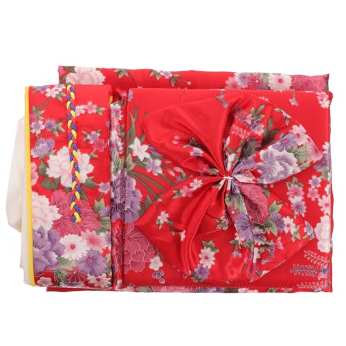 BESPORTBLE Traditioneller Japanischer Kimono für Mädchen Weiches Atmungsaktives Material Elegantes Rotes Kirschblütenmuster Komfortables Cosplay Kostüm für und Aufführungen BESPORTBLE Traditioneller Japanischer Kimono für Mädchen Weiches Atmungsaktives Material Elegantes Rotes Kirschblütenmuster Komfortables Cosplay Kostüm für und Aufführungen von BESPORTBLE