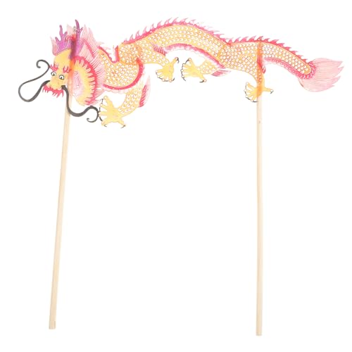 BESPORTBLE Traditionelles Chinesisches Schattenpuppenspiel Miniatur Tanzrequisite Leichtes Handgefertigtes Drachen Schatten für Bühne und Familienspaß von BESPORTBLE