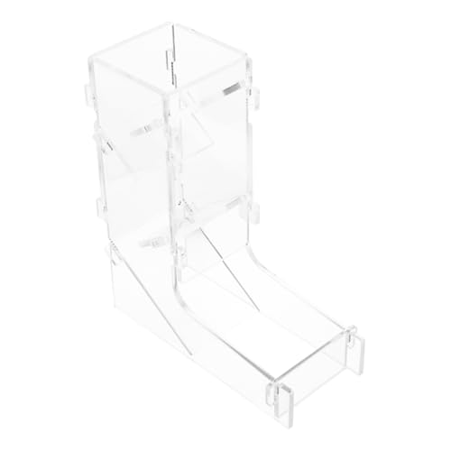 BESPORTBLE Tragbarer Transparenter Würfelturm aus Robustem Acryl mit Ablage für Tabletop Spiele für Würfelspiele Leicht und Kompakt für Unterwegs für Altersgruppen BESPORTBLE Tragbarer Transparenter Würfelturm aus Robustem Acryl mit Ablage für Tabletop Spiele für Würfelspiele Leicht und Kompakt für Unterwegs für Altersgruppen von BESPORTBLE