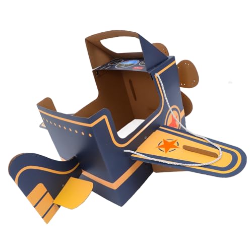 BESPORTBLE Tragbares DIY Papierflugzeugspielzeug für Kreatives Lernspielzeug mit Drehbarem Fördert die Eltern Junge Mädchen Beziehung für Drinnen und Draußen von BESPORTBLE