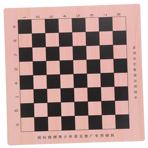 BESPORTBLE Tragbares Holz Checkerboard Schachbrett Zubehör Robust Kompatibel für Internationale Spiele Training Tischspiel BESPORTBLE Tragbares Holz Checkerboard Schachbrett Zubehör Robust Kompatibel für Internationale Spiele Training Tischspiel von BESPORTBLE