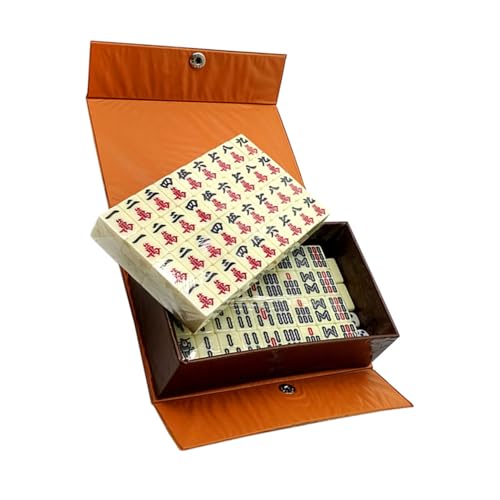 BESPORTBLE Tragbares Mahjong Mini Chinesisches Spiel mit Robusten Spielsteinen und Aufbewahrungsbox Reisespiel für Camping Party und Zusammenkünfte Leicht und Platzsparend BESPORTBLE Tragbares Mahjong Mini Chinesisches Spiel mit Robusten Spielsteinen und Aufbewahrungsbox Reisespiel für Camping Party und Zusammenkünfte Leicht und Platzsparend von BESPORTBLE