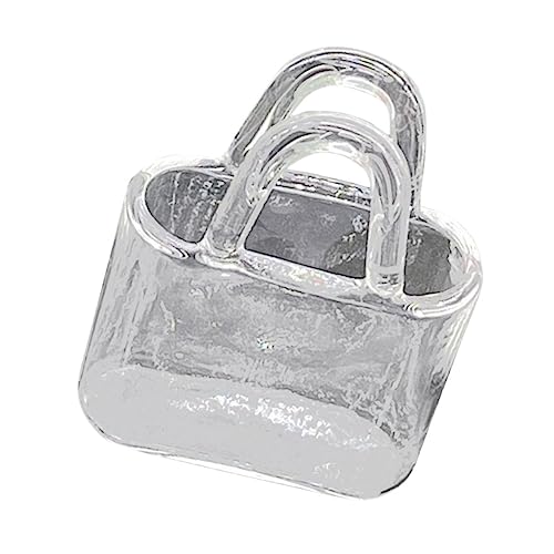 BESPORTBLE Transparente Mini Glasvase Handtasche Puppenhaus Dekoration Mikro Bastelornament für Puppenmöbel Babyspielzeug Tischdeko Glaszylinder Boden BESPORTBLE Transparente Mini Glasvase Handtasche Puppenhaus Dekoration Mikro Bastelornament für Puppenmöbel Babyspielzeug Tischdeko Glaszylinder Boden von BESPORTBLE
