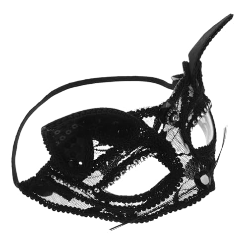 BESPORTBLE Transparente Spitzenfuchsmaske Für Damen Kreative Halbmaske Für Halloween Cosplay Und Maskerade Partys Tiermaske Für Kostüme Und Feiern von BESPORTBLE
