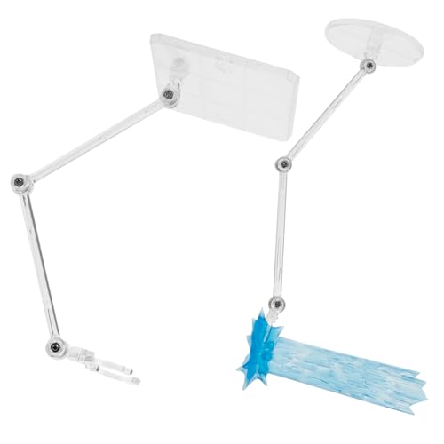 BESPORTBLE Transparentes Actionfigur Display mit Stabilem Sockel und Kreativem Kunststoff Ständer für Handgefertigte Modelle und Sammelfiguren Tragbarer Halter für Puppen und Langlebig und von BESPORTBLE