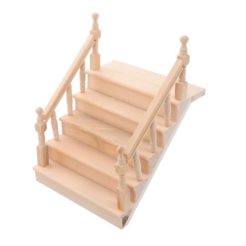 BESPORTBLE Treppe Für Puppenhaus DIY Zubehör Für Kreative Handwerksprojekte Kinderfreundliche Materialien Für Schule Und Gartenminiaturdekoration Fördert Fantasie von BESPORTBLE