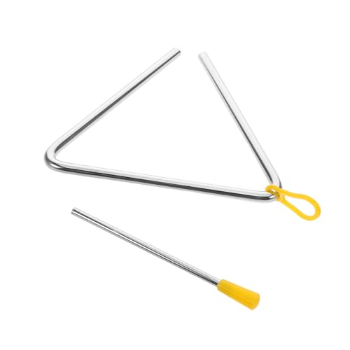 BESPORTBLE Triangel Percussion Instrument Für Kleinkinder Musikspielzeug Für Frühe Entwicklung Und Rhythmusförderung Sicher Und Langlebig Für Kleine Hände von BESPORTBLE