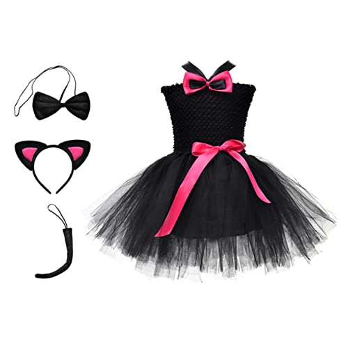BESPORTBLE Tutu Kleid Halloween Kostüm Mädchen Anzug Mit Tüllrock Für Jahre Für Fasching Karneval Geburtstagsfeiern Und Kostümpartys von BESPORTBLE