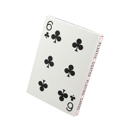BESPORTBLE Übergroße Spielkarten Größer als Standard Pokerkarten Spaßiges Kartenspiel für Zuhause Büro und Partys für Familien und Freunde BESPORTBLE Übergroße Spielkarten Größer als Standard Pokerkarten Spaßiges Kartenspiel für Zuhause Büro und Partys für Familien und Freunde von BESPORTBLE