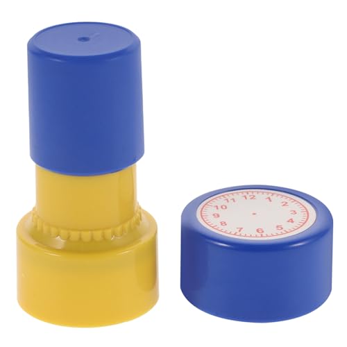 BESPORTBLE Uhr Stempel Selbstfärbend Blau Lernstempel für Uhrzeit Lernen Interaktives Zeitverständnis für Schule Zuhause und Party Fördert Beobachtung und Zeitkonzept BESPORTBLE Uhr Stempel Selbstfärbend Blau Lernstempel für Uhrzeit Lernen Interaktives Zeitverständnis für Schule Zuhause und Party Fördert Beobachtung und Zeitkonzept von BESPORTBLE