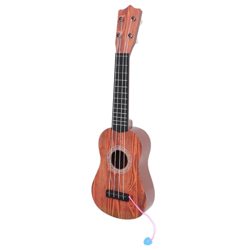 BESPORTBLE Ukulele Holzoptik Musikinstrument Lernspielzeug mit Saiten für Anfänger Jungen Mädchen Spielerisch Musik Entdecken und Kreativität Fördern von BESPORTBLE
