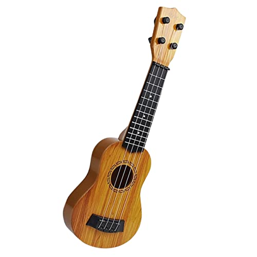 BESPORTBLE Ukulele Ukulele Für Kleinkinder Saiten Musikinstrument Für Frühe Bildung Für Jungen Und Holzfarbe von BESPORTBLE