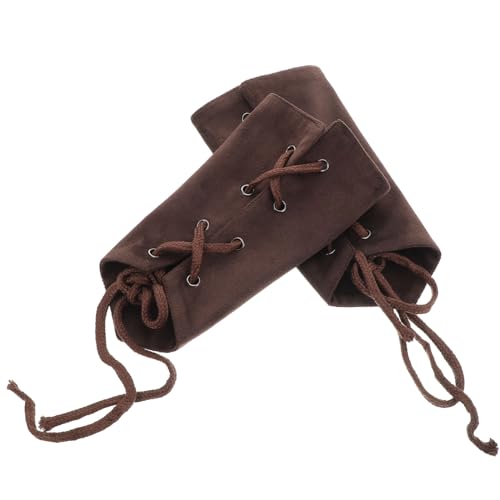 BESPORTBLE Unisex Mittelalterliche Armschienen Larp Armschutz Verstellbar Für Halloween Renaissance Cosplay Fest Kostüm Zubehör von BESPORTBLE