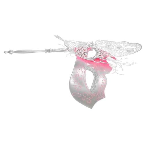BESPORTBLE Venetian Butterfly Metall mit Stab Elegante Damen Karneval Party Maske für Halloween Mardi Gras Ball und Abendveranstaltungen BESPORTBLE Venetian Butterfly Metall mit Stab Elegante Damen Karneval Party Maske für Halloween Mardi Gras Ball und Abendveranstaltungen von BESPORTBLE