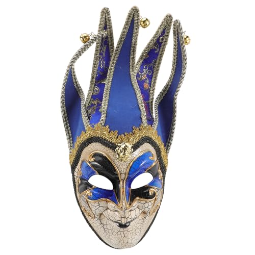 BESPORTBLE Venezianische Maske masquerade mundschutzmasken faschingsdeko masken fasching eye mask Maskenset Halloween funkeln Gesicht Maskerade Maske Requisit Festival-Accessoire Plastik Blue von BESPORTBLE