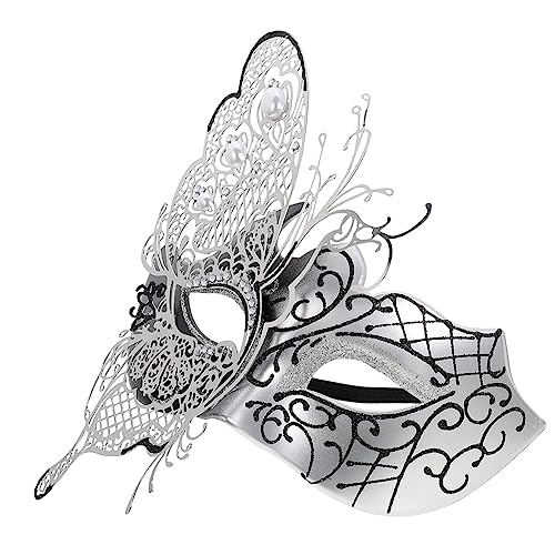 BESPORTBLE Venezianische Masquerade Ball Maske Schmetterlingsdesign mit Strasssteinen Leichte Cosplay Party Maske für Damen Elastischer Riemen für Halloween Karneval und Kostümpartys BESPORTBLE Venezianische Masquerade Ball Maske Schmetterlingsdesign mit Strasssteinen Leichte Cosplay Party Maske für Damen Elastischer Riemen für Halloween Karneval und Kostümpartys von BESPORTBLE