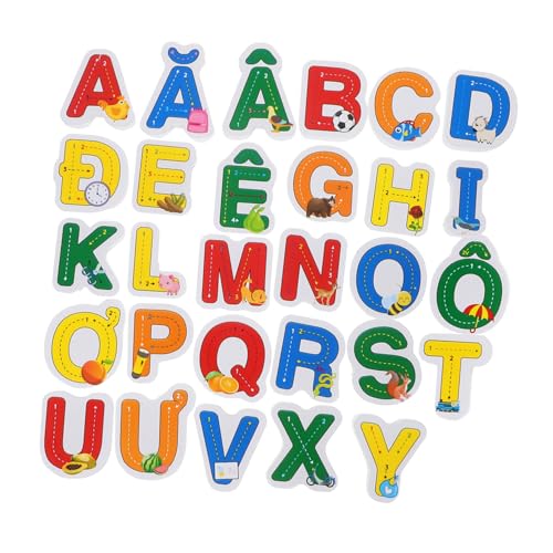 BESPORTBLE Vietnamesisches Alphabet Puzzle aus Holz Lernspielzeug für Vorschulkinder Fördert Sprachkenntnisse und Kognitive Fähigkeiten Großes Format für Frühe Erziehung Buchstaben und BESPORTBLE Vietnamesisches Alphabet Puzzle aus Holz Lernspielzeug für Vorschulkinder Fördert Sprachkenntnisse und Kognitive Fähigkeiten Großes Format für Frühe Erziehung Buchstaben und von BESPORTBLE