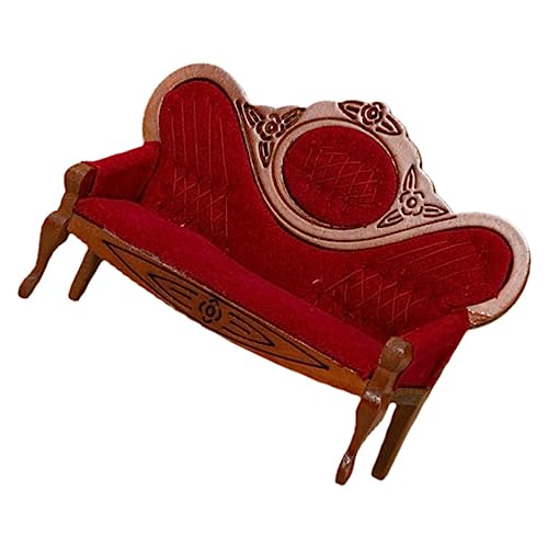 BESPORTBLE Vintage Holzsofa für Puppenhaus Dekoration Realistisches Design Langlebig für für Freunde BESPORTBLE Vintage Holzsofa für Puppenhaus Dekoration Realistisches Design Langlebig für für Freunde von BESPORTBLE