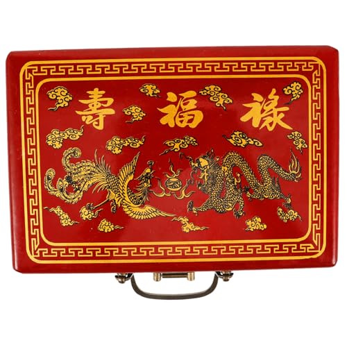 BESPORTBLE Vintage Mahjong Aufbewahrungsbox aus Holz mit Tragegriff Geräumige Multifunktionale Mahjong Kiste mit Traditionellem Chinesischem Muster Leicht und Tragbar für Haushaltslagerung BESPORTBLE Vintage Mahjong Aufbewahrungsbox aus Holz mit Tragegriff Geräumige Multifunktionale Mahjong Kiste mit Traditionellem Chinesischem Muster Leicht und Tragbar für Haushaltslagerung von BESPORTBLE